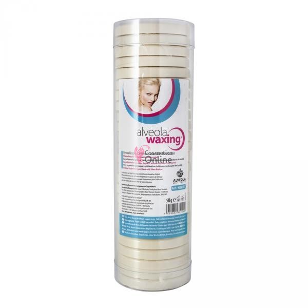 Ceara elastica Alveola cu unt de shea, pentru zone intime, discuri 500 g, art AW9066 Intim